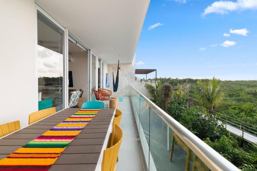 3 Bedroom Luxury Condo Next To Beach & Pools, Ac And Internet Акумаль Экстерьер фото